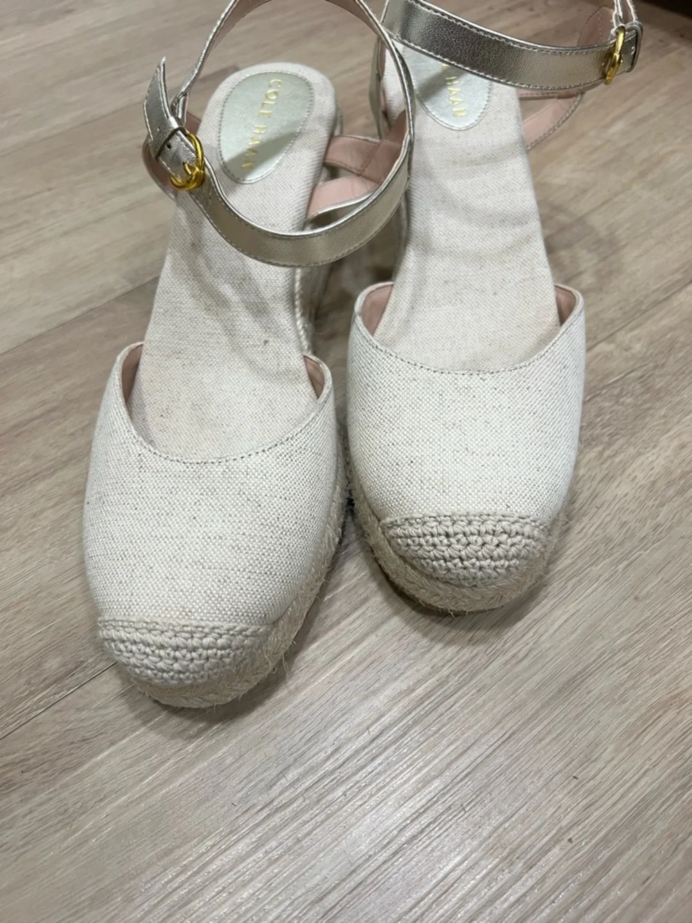 Cole Haan Women's Cloudfeel Espadrille Wedge sandals Size 10M
